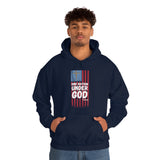 One Nation Under God [Psalm 33:12] Unisex Hooded Sweatshirt
