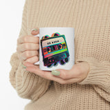The Neon Cassette Dreams Ceramic Mug 11oz