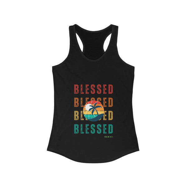 Blessed [Psalm 32:1] - Women's Racerback Tank