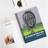 See, the Lion of the Tribe of Judah [Revelation 5:5-6] Spiral Notebook - Ruled Line