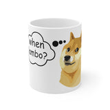 Doge When Lambo Ceramic Mug 11oz