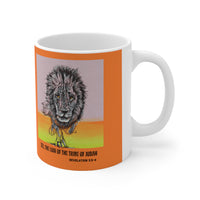 See, the Lion of the Tribe of Judah [Revelation 5:5-6] - Ceramic Mug 11oz