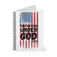 One Nation Under God [Psalm 33:12] Spiral Notebook - Ruled Line