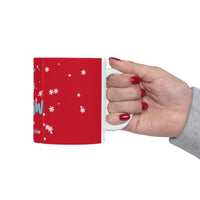 Let it Snow...somewhere else Christmas Coffee Mug, Christmas Gift Ceramic Mug 11oz