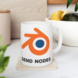 Send Nodes Blender 3D Ceramic Mug 11oz