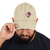 FAFO New Jersey Distressed Dad Hat