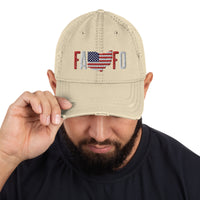 FAFO Ohio Distressed Dad Hat