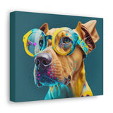 Pitbull in Frames - Canvas Gallery Wraps