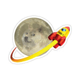 Doge-1 To The Moon Sticker