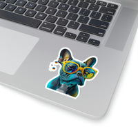Frenchie in Frames Vinyl Stickers