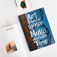Art and Music | Space and Time | Spiral Notebook - Ruled Line
