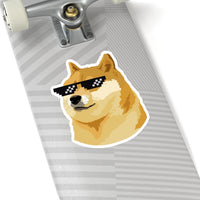 Doge Style Deal With It Sticker