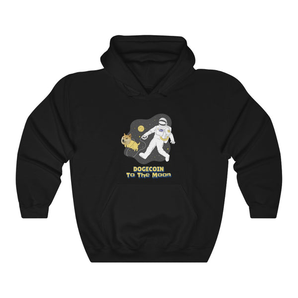 Dogecoin To the Moon Hoodie, DOGE, Elon Musk, SpaceX, Crypto Currency, Dogecoin Stock, HODL, Shina Ibu, Much Wow, Doge Meme