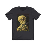 Vincent van Gogh Head of a Skeleton with a Burning Cigarette Shirt, Van Gogh Art, Smoking Skeleton, Super Soft Shirt