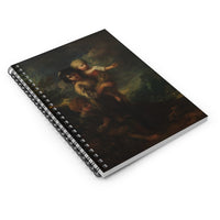 Thomas Gainsborough - Cottage Children (The Wood Gatherers) Spiral Notebook - Ruled Line