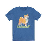 Shiba Inu in Watercolor Shirt, Doge in Watercolor, Dog lovers, Puppy love, Dogecoin, Crypto, Meme Shirt