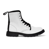 Solid White | Women's Canvas Boots