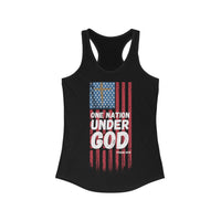 One Nation Under God [Psalm 33:12] - Women's Racerback Tank