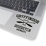 Gryffindor Quidditch, Harry Potter, Gryffindor, Slytherin, Ravenclaw, Hufflepuff Sticker
