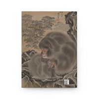 Monkeys by Kawanabe Kyosai Hardcover Journal Matte, Japanese 19th Century, Japanese Art, Daily Journal