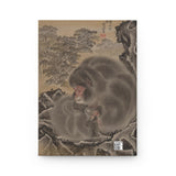 Monkeys by Kawanabe Kyosai Hardcover Journal Matte, Japanese 19th Century, Japanese Art, Daily Journal