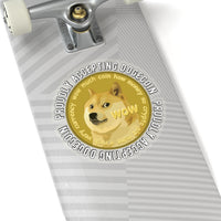 Dogecoin Accepted - Retailer Stickers