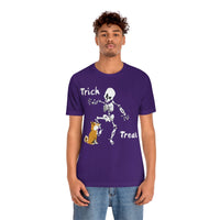 Funny Trick or Treat Shirt, Dog gets a Treat
