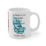 One Nation Under God [Psalm 33:12] Ceramic Mug 11oz