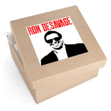 Ron DeSavage Square Stickers, Indoor\Outdoor