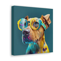 Pitbull in Frames - Canvas Gallery Wraps