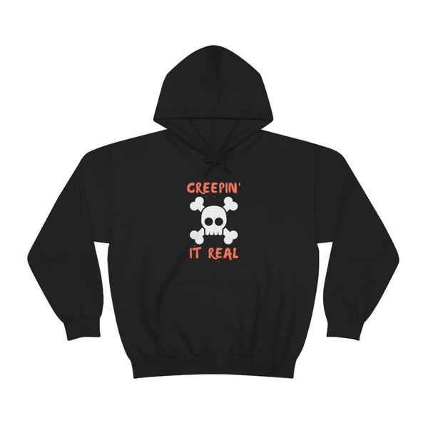 Creepin' It Real | Happy Halloween | Unisex Heavy Blend Hooded Sweatshirt