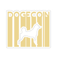 Dogecoin Silhouette Sticker